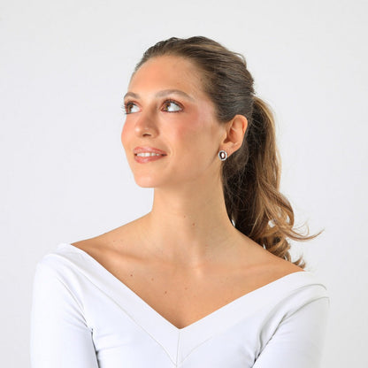 Aros Pegados Anya Plateado Humana