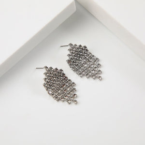 Aros Mediano Maira Plateado Humana