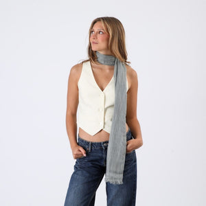 Pañuelo Liso Grey Lurex Humana