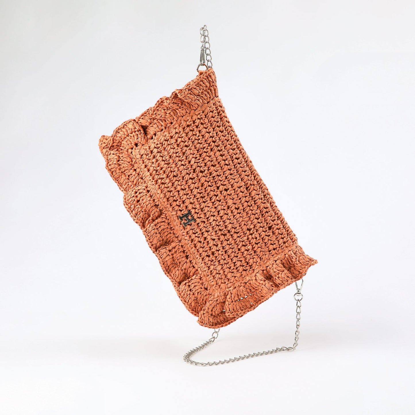 Cartera Clutch Naia Naranjo Humana