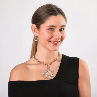 Set De Collar Solei Dorado Humana