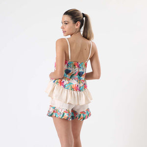 Pijama Short Plants Multi L Humana