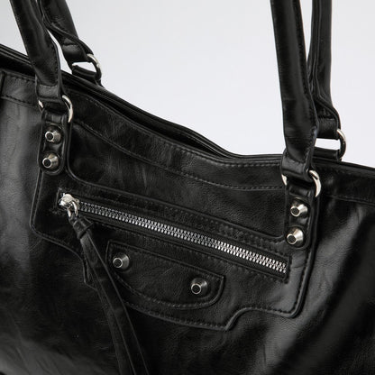 Cartera Tote Mia Black Humana