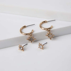 Set Aros Verbena Dorado Humana