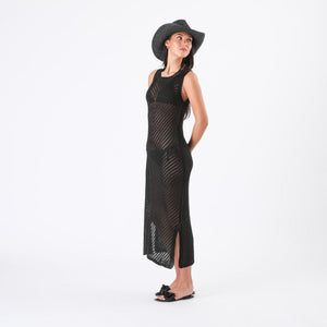 Kimono Tejido Laura Negro Humana