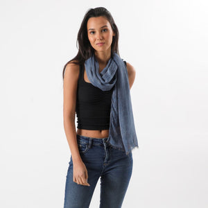 Pañuelo Liso Domenica Azul Tatienne