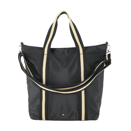 Cartera Hombro Webing Negra i-D