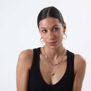 Aros Mediano Camboriú Dorado i-D