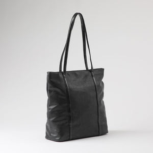 Cartera Tote Damar Ecocuero Negro Humana