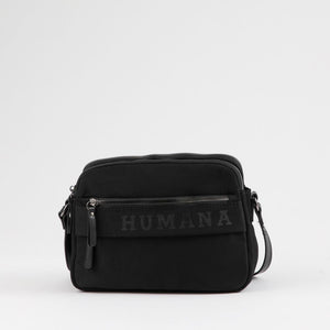 Cartera Bandolera Cosi Nylon Negro Humana