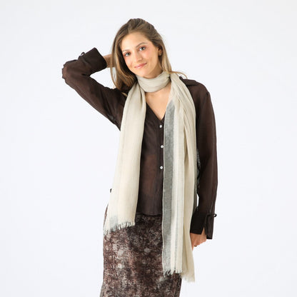 Pañuelo Liso Di Beige Tatienne