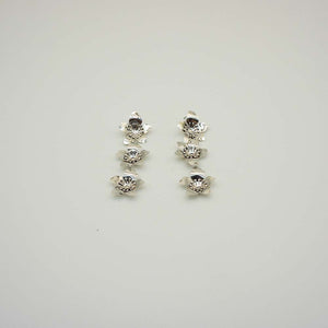 Aros largos Spring Plateados Tatienne