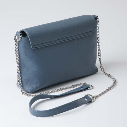 Cartera Cruzada Hipica Azul i-D