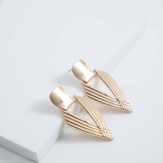 Aros Largo Agatha Dorado i-D