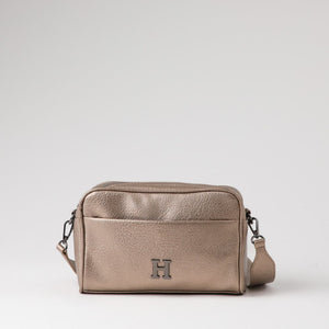 Cartera Bandolera Betsy Ecocuero Bronce Humana