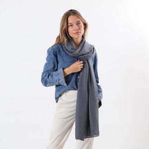 Pañuelo Liso Antibes Azul Tatienne