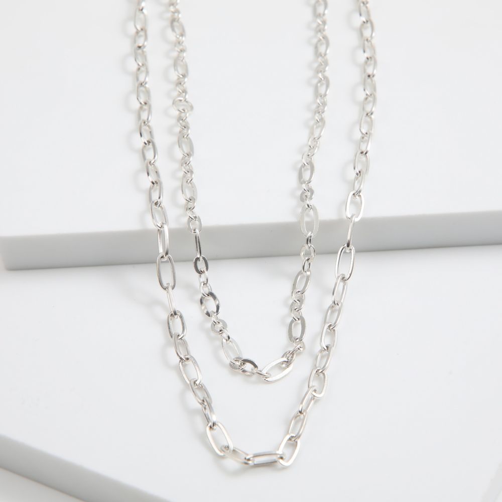 Collar Cuca Plateado ID