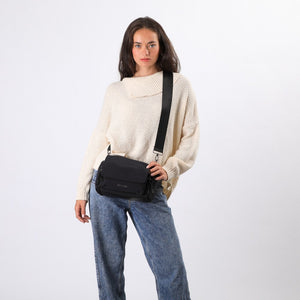 Cartera Cruzada Cindi Negro Humana