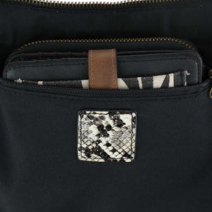 Cartera Hombro Cobra Beige Tatienne