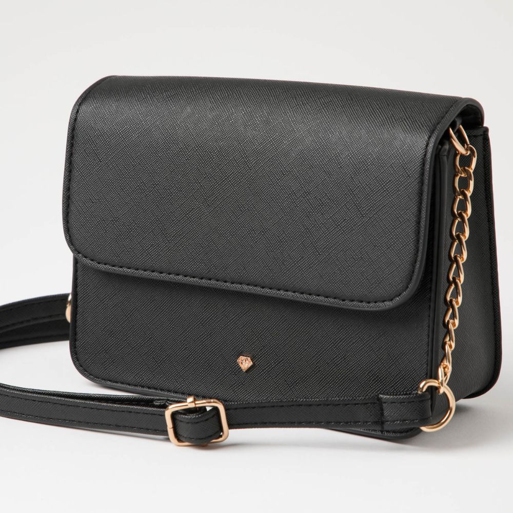 Cartera Cruzada Turin Negra i-D