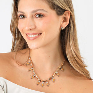 Set De Collar Belén Dorado Tatienne