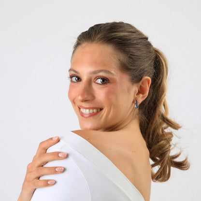 Aros Pegados Leni Plateado Humana