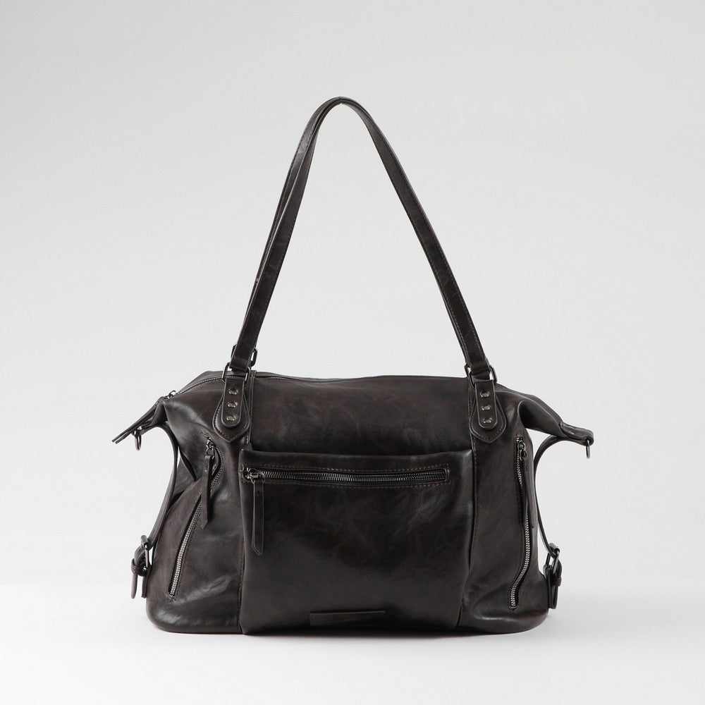 Cartera Hombro Vittoria Brown Café Humana