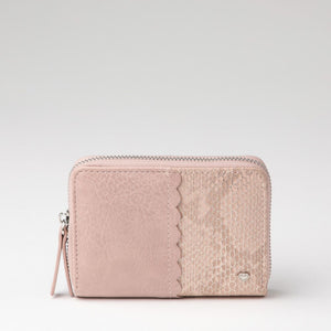 Billetera mediana Agostina Ecocuero rosado ID