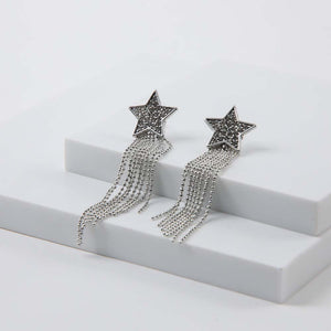 Aros Largo Paula Plateado i-D