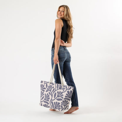 Bolso De Playa Coventry Azul i-D