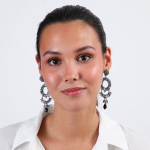 Aros Fiesta Circle Plateado Tatienne