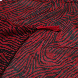 Pañuelo Estampado Malaga Rojo Humana