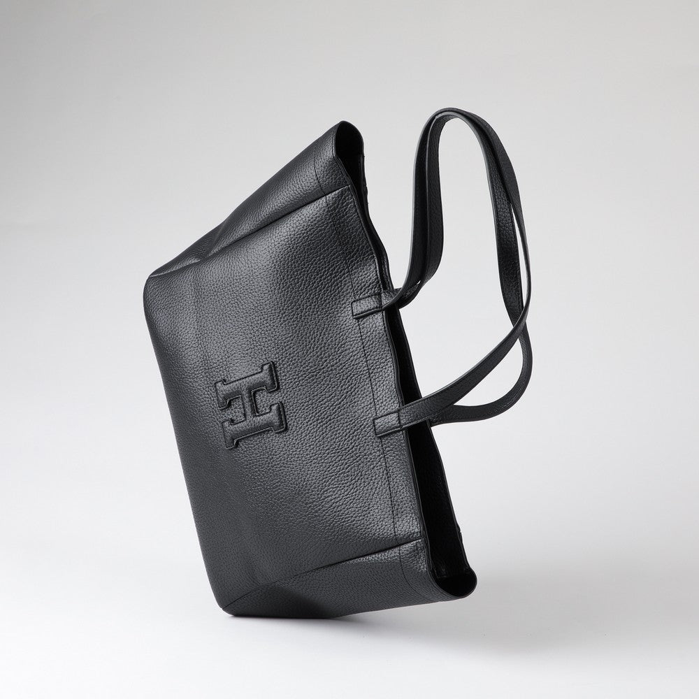 Cartera Tote Bianca Negro Humana