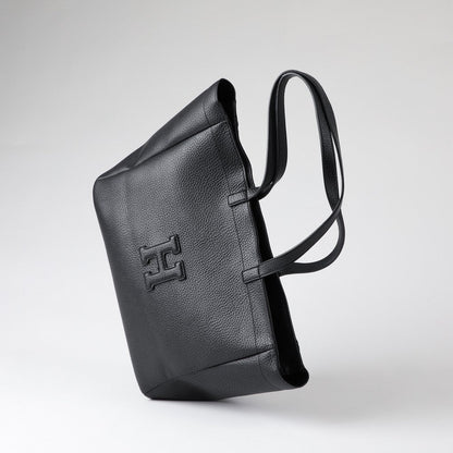 Cartera Tote Bianca Negro Humana