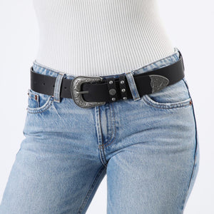 Cinturón Cowgirl Negro Humana