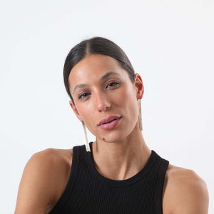 Aros Largos Alerce Dorados Humana