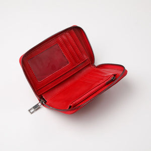 Billetera Chica Zebra Roja Humana