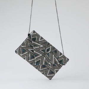 Clutch Queen Plateado Humana