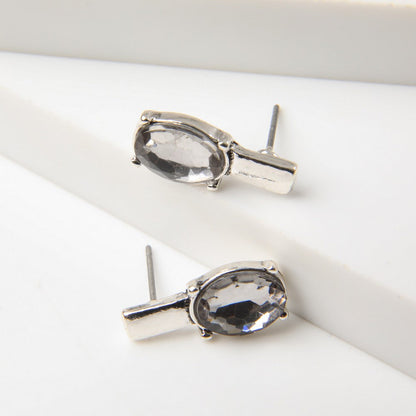 Aros Pegados Leni Plateado Humana