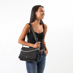 Cartera Cruzada Gibraltar Negra Humana