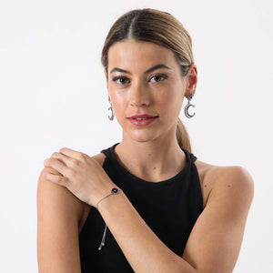 Aros Largo Cuasia Negro Humana