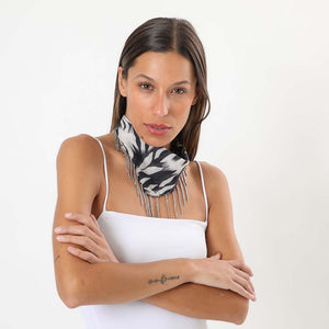 Bandana Spots Negra Humana