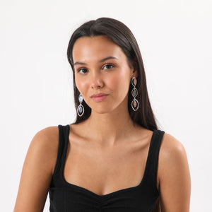 Aros Mediano Erea Plateado i-D