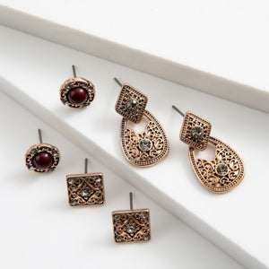 Aros Set Videl Gris Tatienne