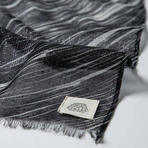 Pañuelo Estampado Meteoritos Negro Humana