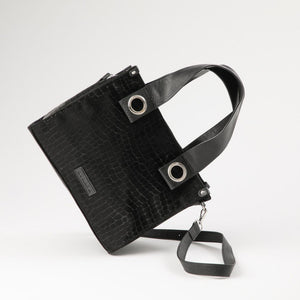 Cartera Bandolera Drina Ecocuero ojetillos Humana