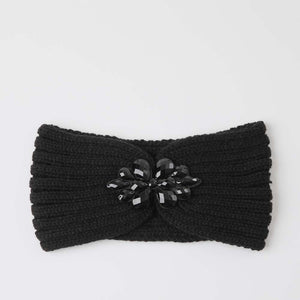 Cintillo Piedras Negro Tatienne