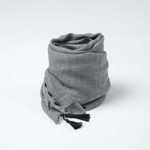 Pañuelo Liso Niebla Gris Humana