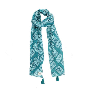 Pañuelo Estampado Oceano Azul Humana
