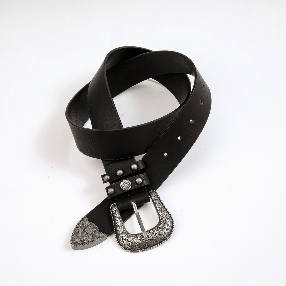 Cinturon Basic Negro Humana